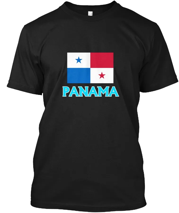 Panama Flag Classic Blue Design t-shirt