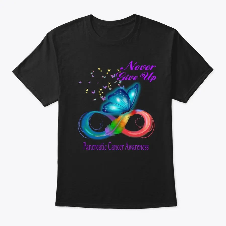 Never Give Up Pancreatic Cancer t-shirt