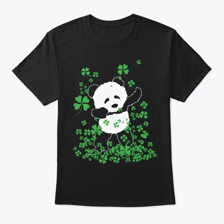Baby Panda Dab Dance Shamrock Dabbing t-shirt