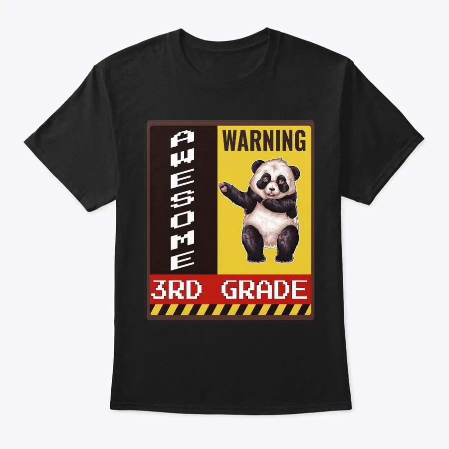 Panda Dab First Day Of School Outfit 3rd t-shirt