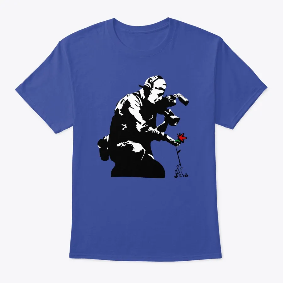 Banksy Flower Photography t-shirt