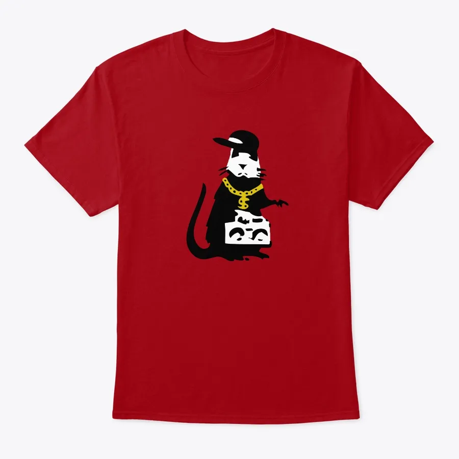 "Banksy Gangsta Rat t-shirt"