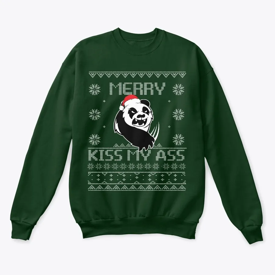 Funny Panda Ugly Christmas Sweater t-shirt