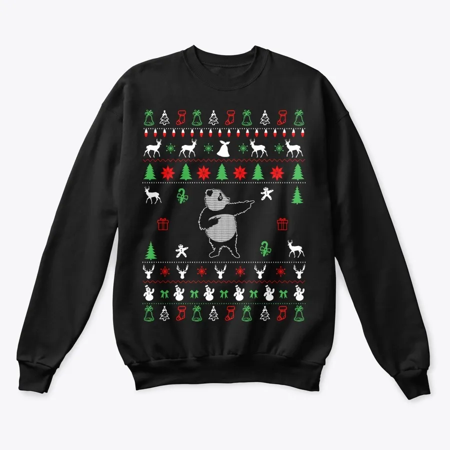 Panda Ugly Christmas Sweater t-shirt