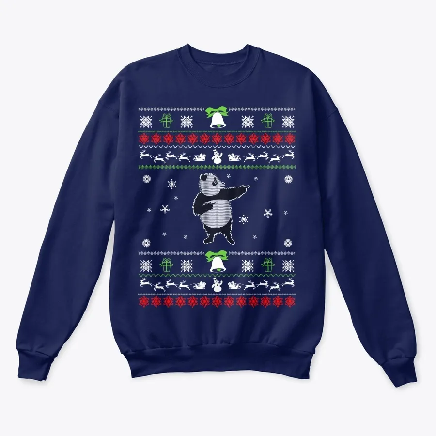"Panda Ugly Christmas Sweater t-shirt"