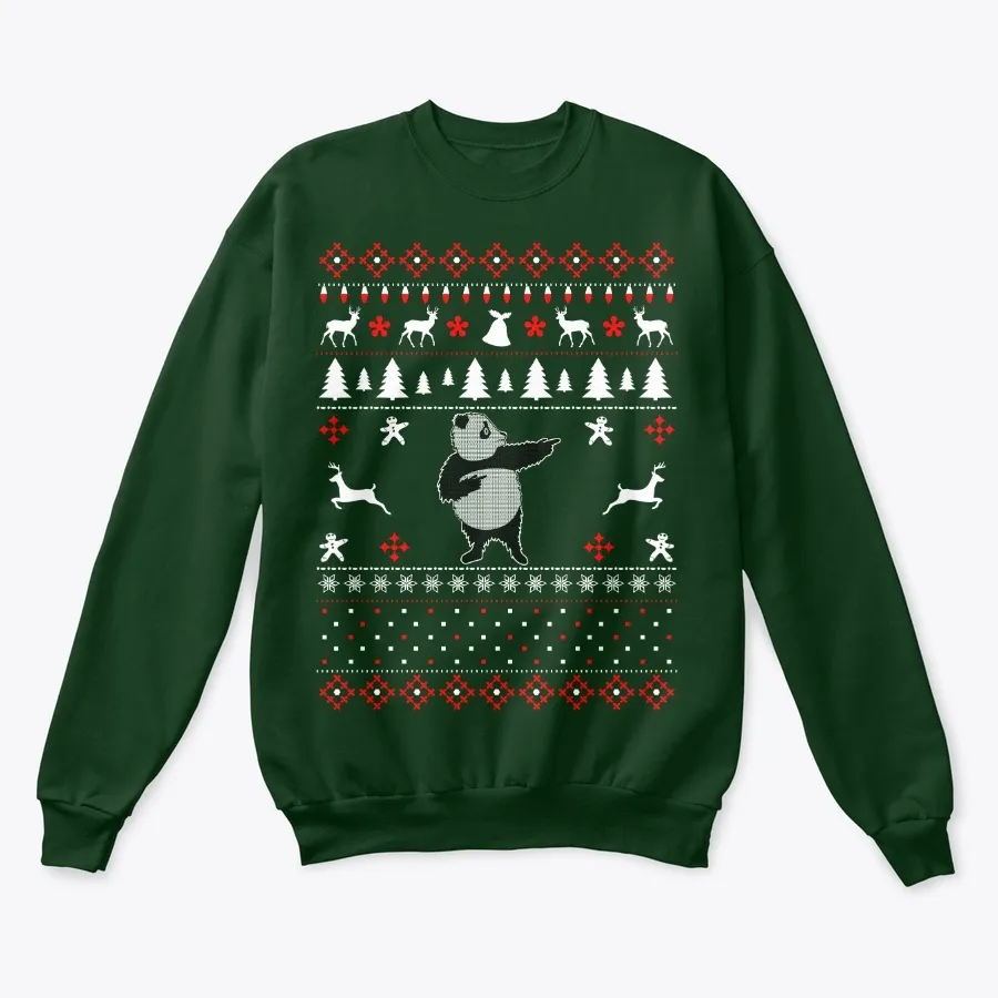 Panda Ugly Christmas Sweater t-shirt