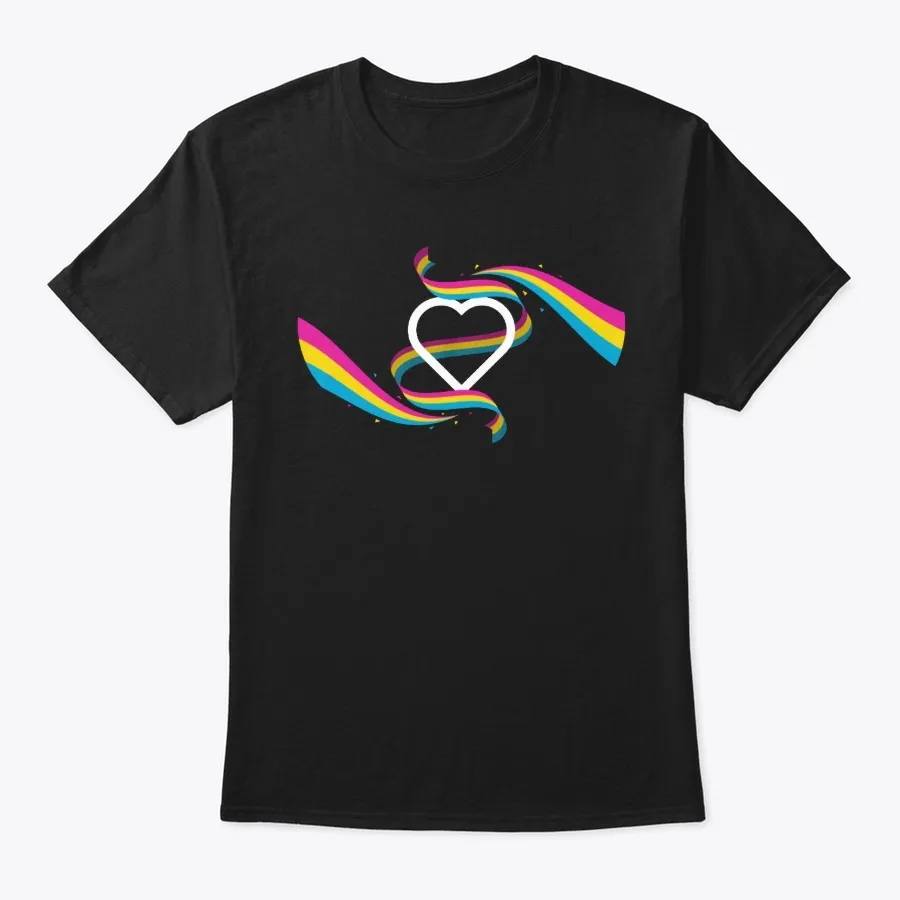 Heart Banners Pansexual T-shirt t-shirt