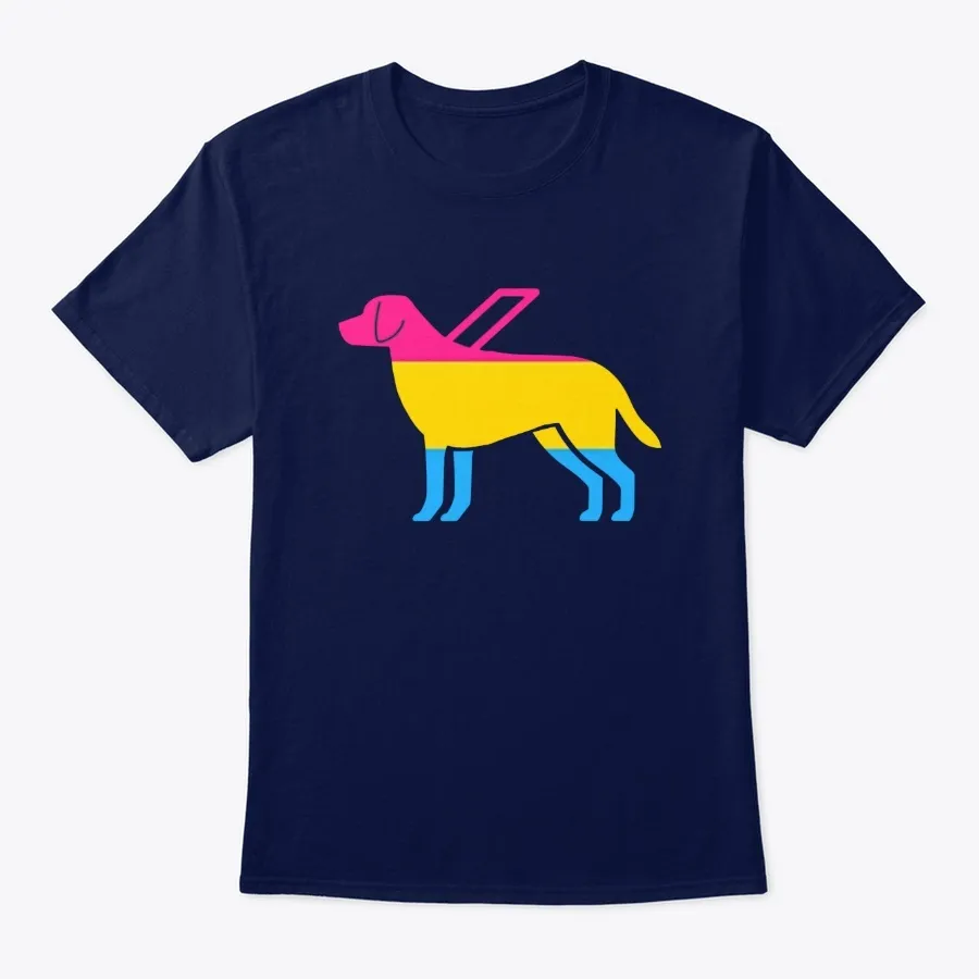 Pansexual Pride Service Dog t-shirt