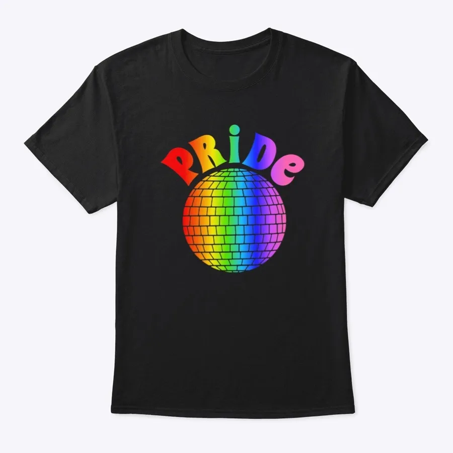 Pride Rainbow Disco Ball t-shirt