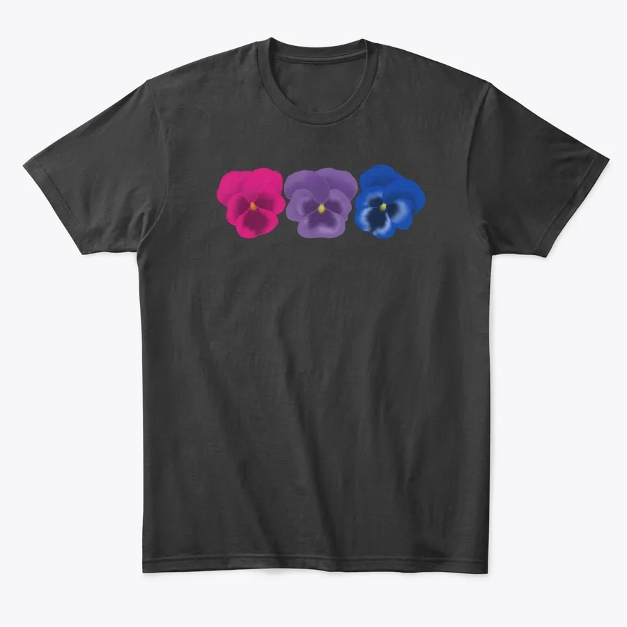 Pride Pansies Bisexual t-shirt