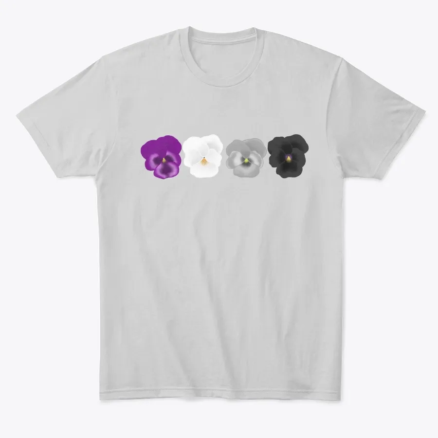 Pride Pansies Asexual t-shirt