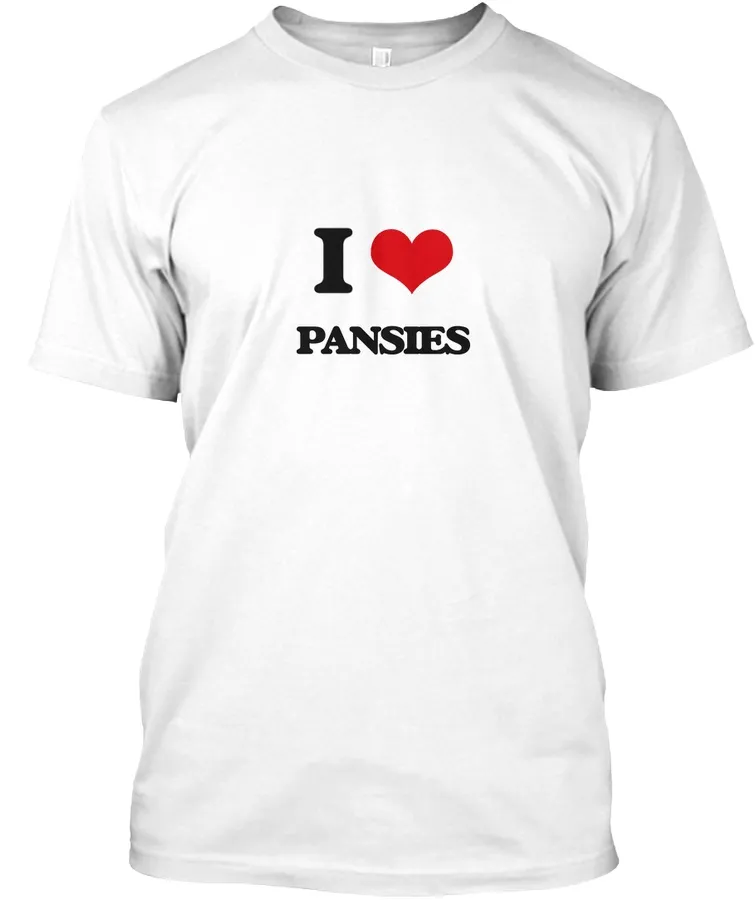 I Love Pansies t-shirt