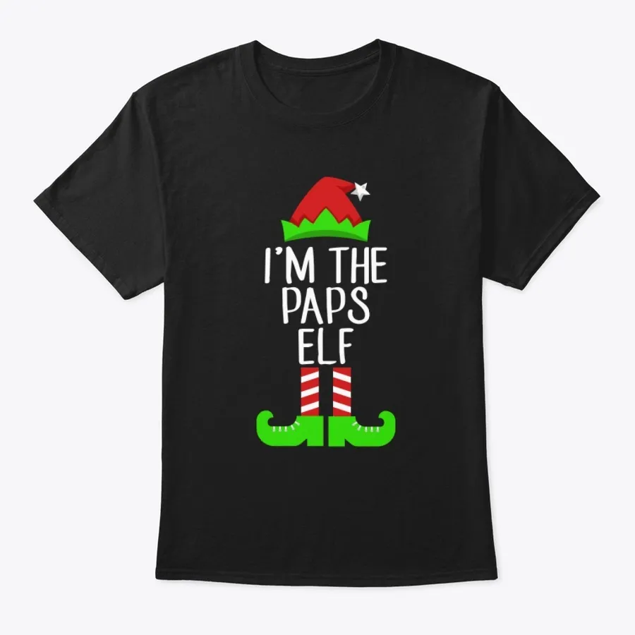 Im The Paps Elf Christmas Matching Tee t-shirt