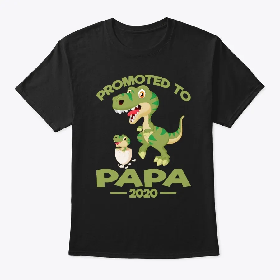 Promoted To Papa 2020 Dinosaur t-shirt
