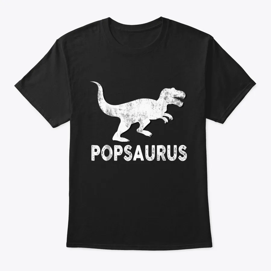 Popsaurus Shirt Pop Papa Dinosaur Father t-shirt