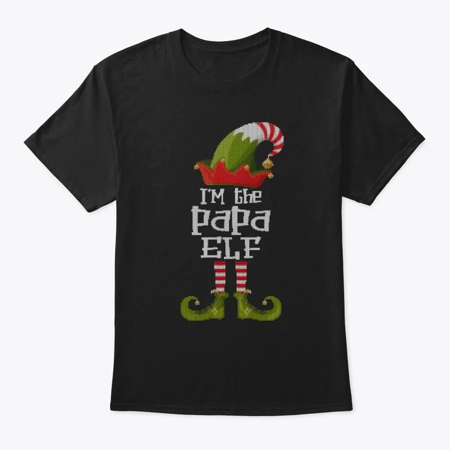 I Am The Papa Elf Christmas Tshirt t-shirt