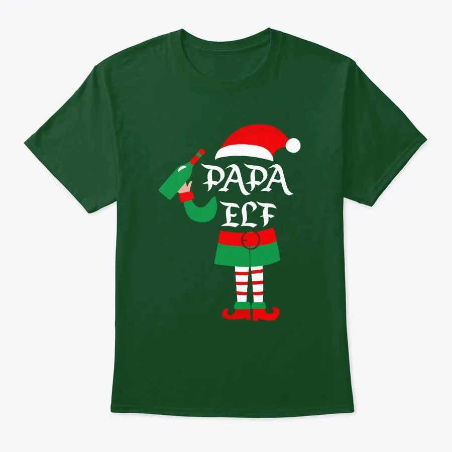 Papa Elf Holiday Shirt Tacky Christmas t-shirt