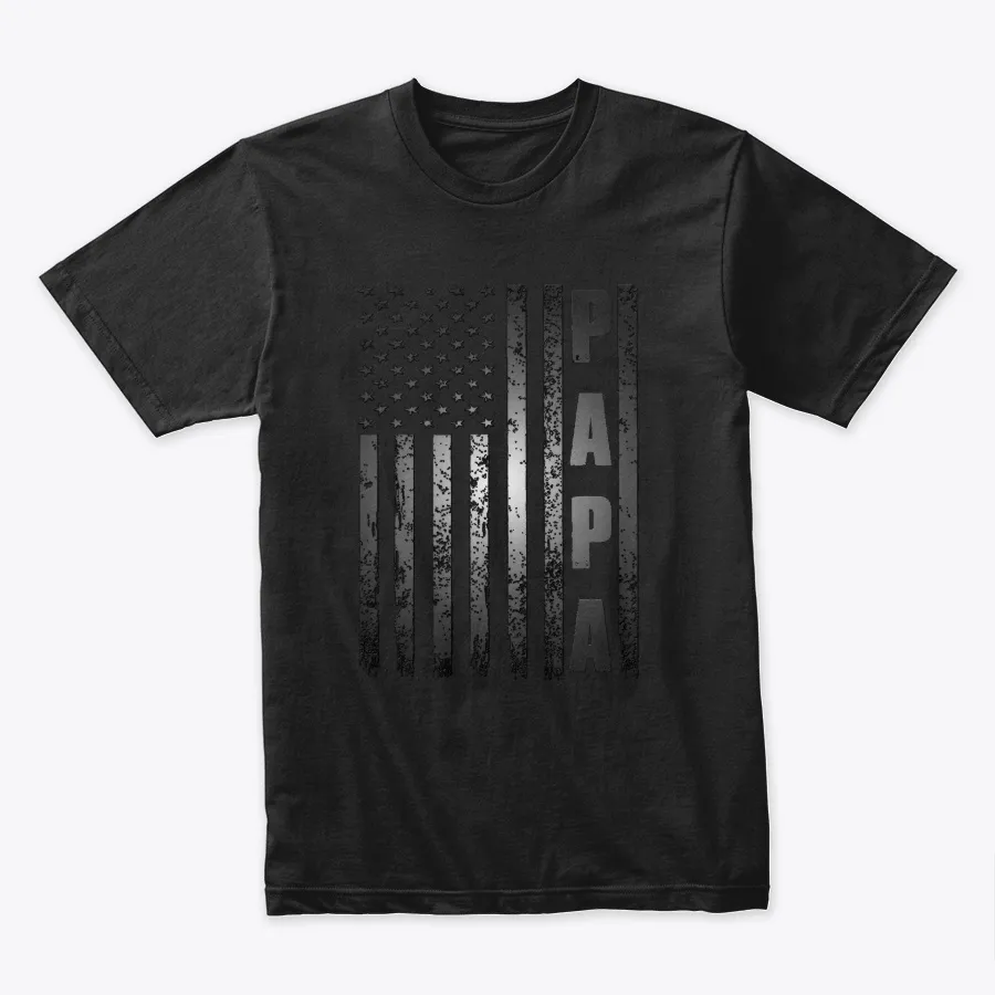 Mens Proud Papa Fathers Day t-shirt