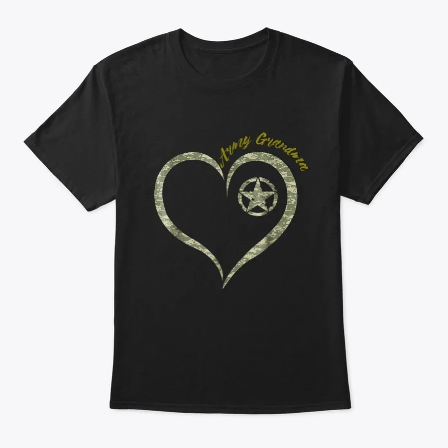 Proud Army Grandma Army Camouflage Style t-shirt