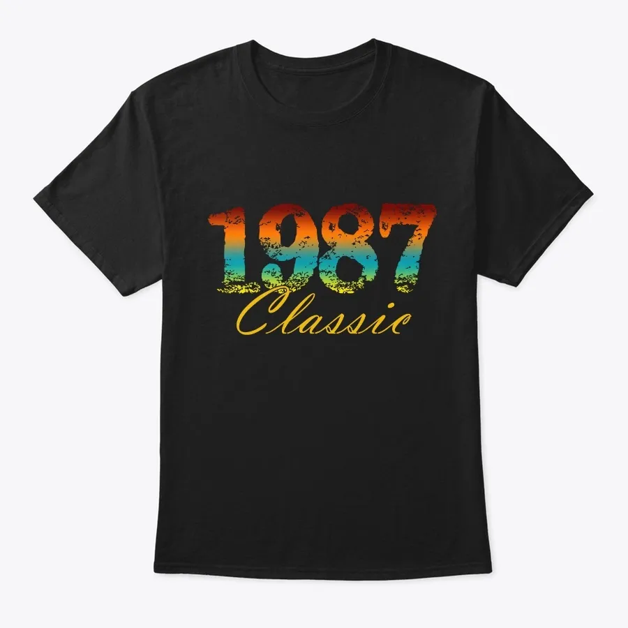 Classic 1987 Born In 1987 Novelty Gift t-shirt