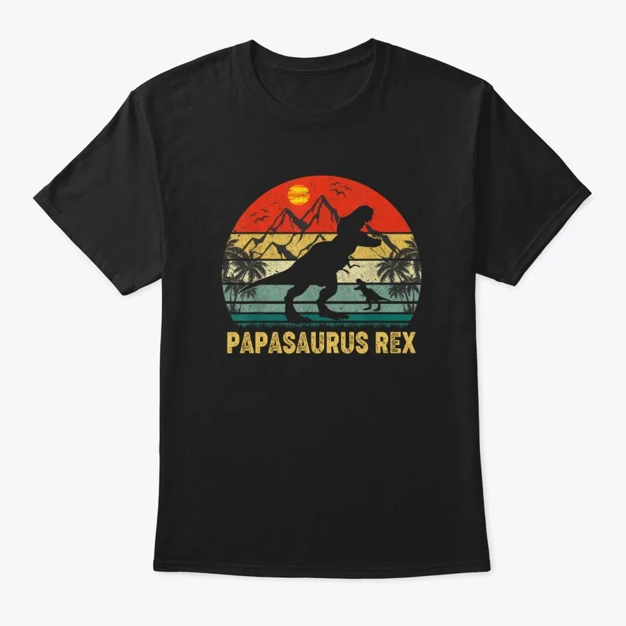 Vintage Papasaurus Papa Dinosaur t-shirt
