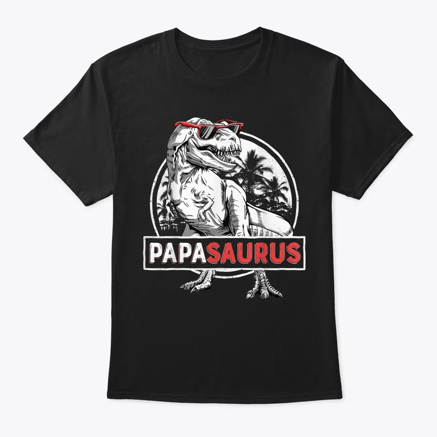 T Rex Papa Saurus Dinosaur Men Dad Daddy t-shirt