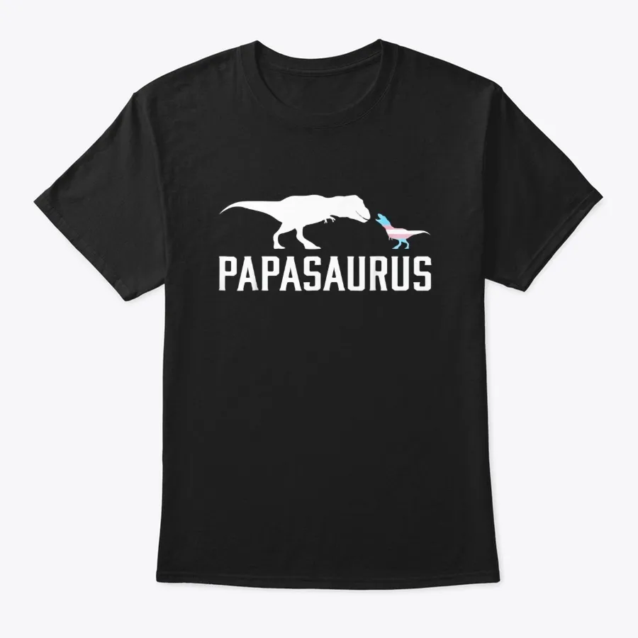 Papasaurus Lgbt Transgender Dad Trans t-shirt