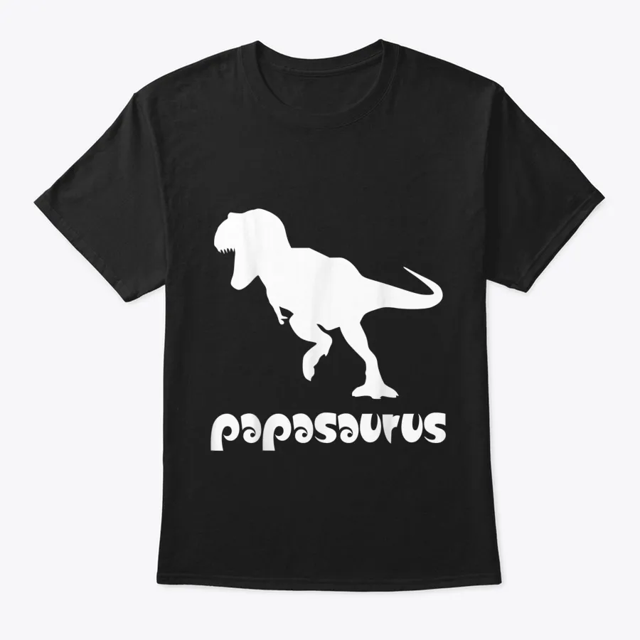 Papasaurus Funny Dinosaur Dad T Shirt t-shirt