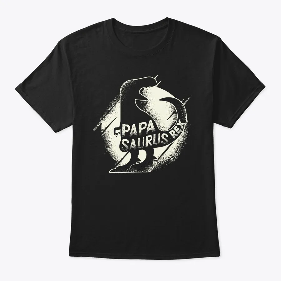 Papasaurus Gift Dinosaur Family t-shirt
