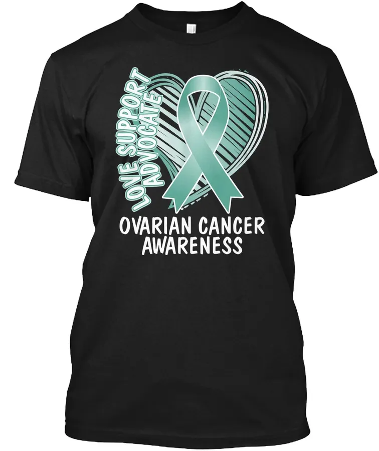 Love Support Advocate Ovarian Cancer Tee t-shirt