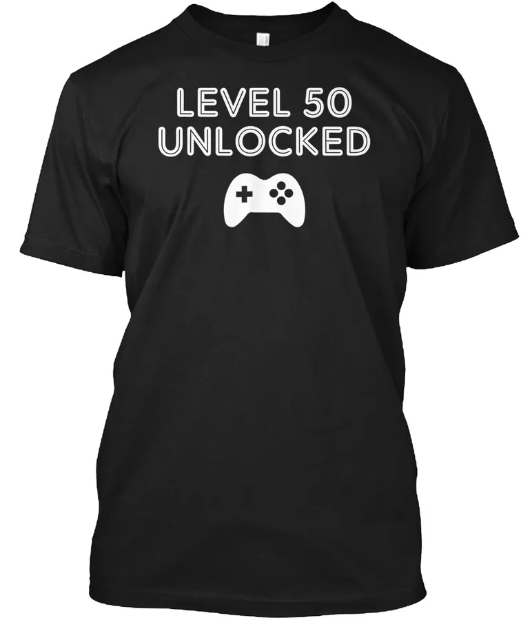 50th Birthday Shirt Gifts - Level 50 Unl t-shirt