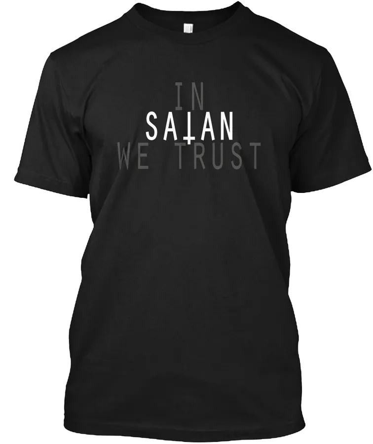 "In Satan We Trust T-shirt - Baphomet t-shirt"