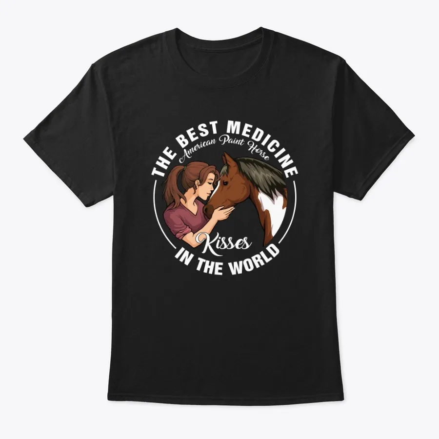 American Paint Horse Kisses t-shirt