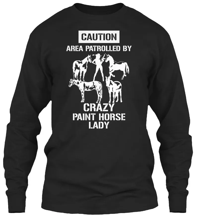 Paint Horse Gifts Crazy Paint Horse Lady t-shirt