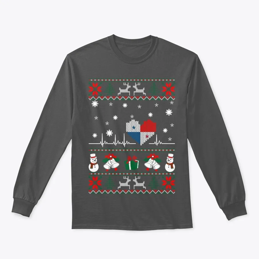 Panama Flag Christmas Ugly Sweater t-shirt