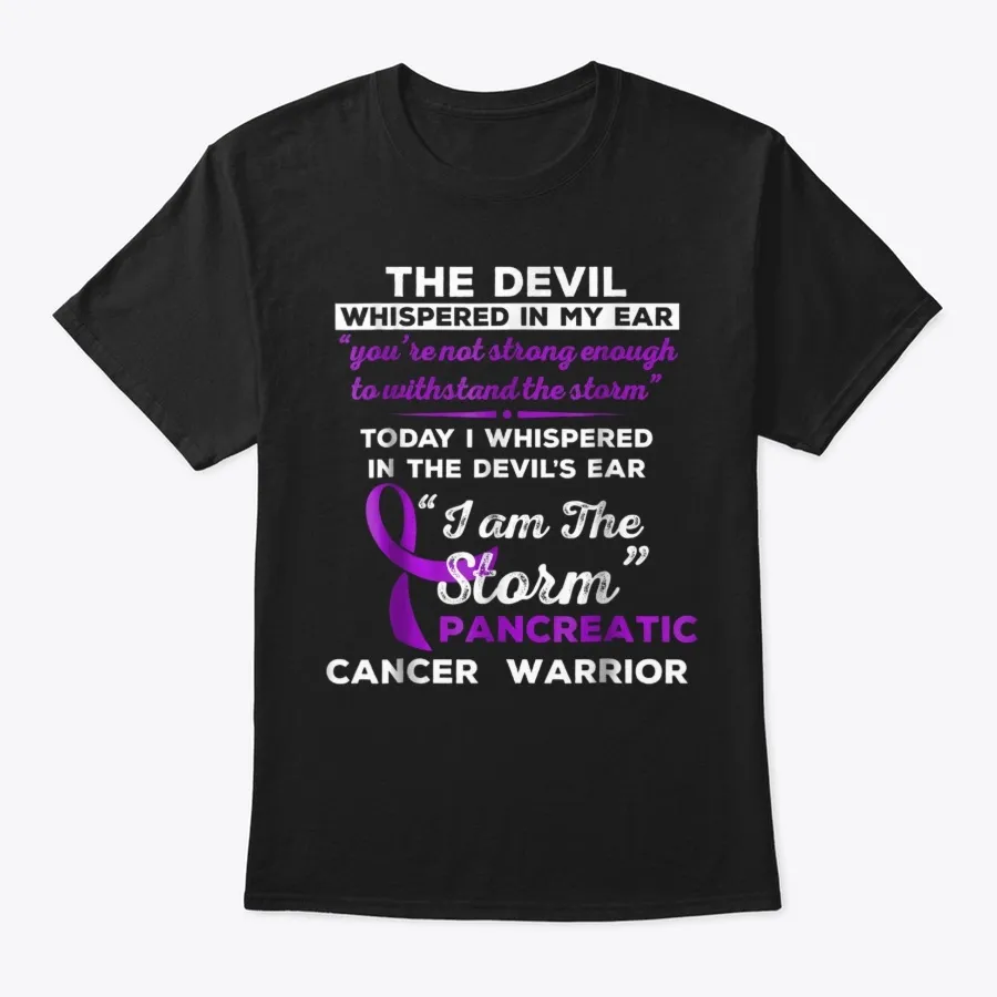 "I Am The Storm Pancreatic Cancer Warrior t-shirt"