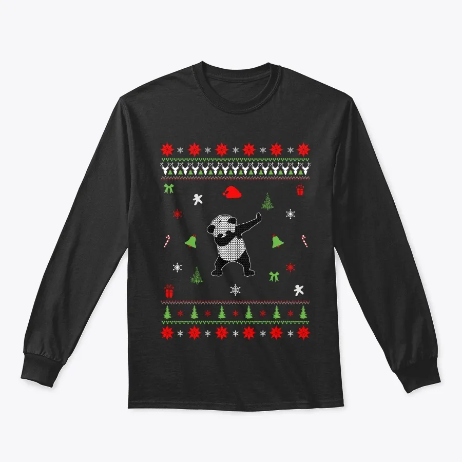 "Panda Dabbing Christmas Sweater t-shirt"