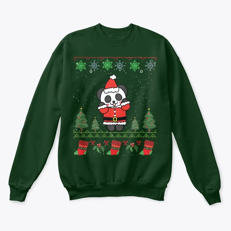 Panda Ugly Christmas Sweater t-shirt
