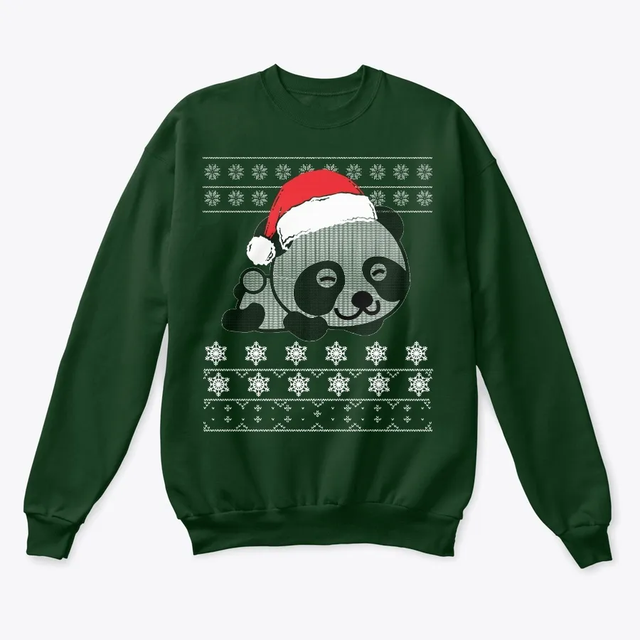 Panda Ugly Christmas Sweater t-shirt