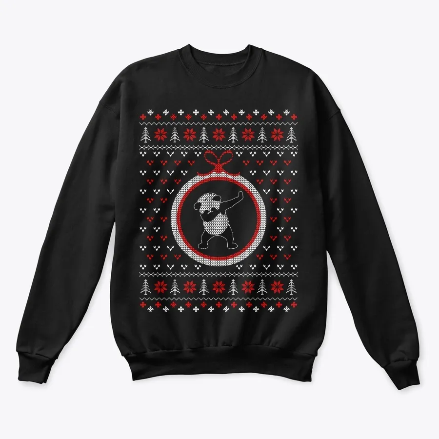 Panda Dab Ugly Christmas Sweater t-shirt