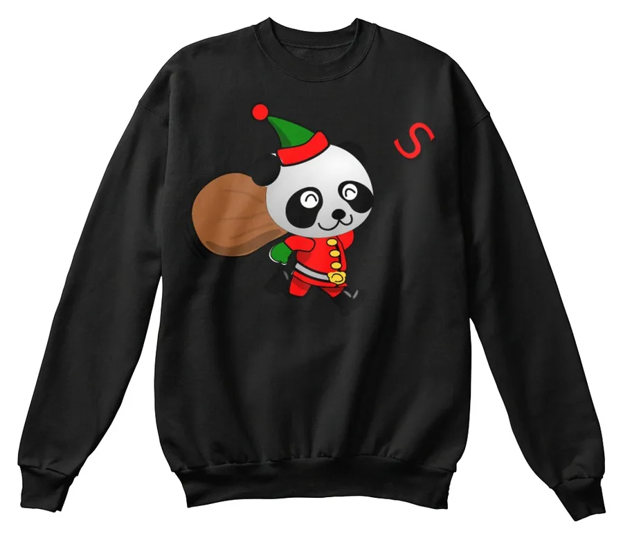 "Santa Panda Ugly Christmas Sweater t-shirt"