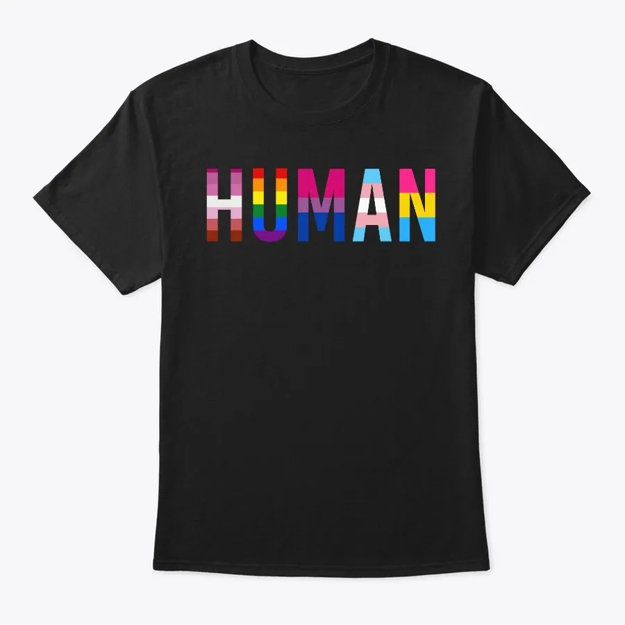 Human Lgbt Pride Flags t-shirt