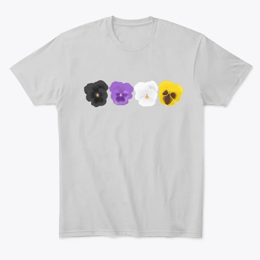 Pride Pansies Nonbinary t-shirt