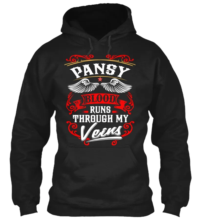 Pansy Blood Runs Through My Veins t-shirt