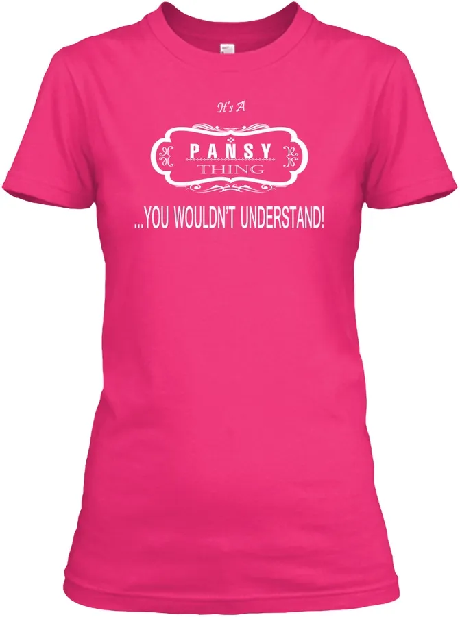 Pansy Thing Pansy t-shirt