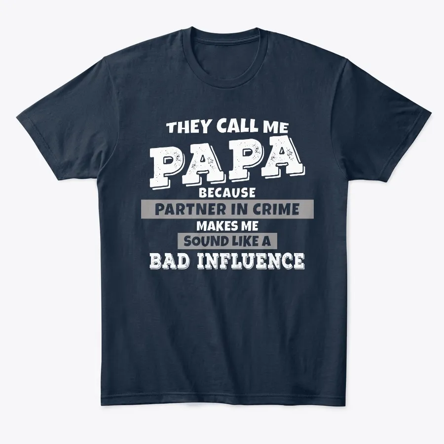 Papa Partner In Crime t-shirt