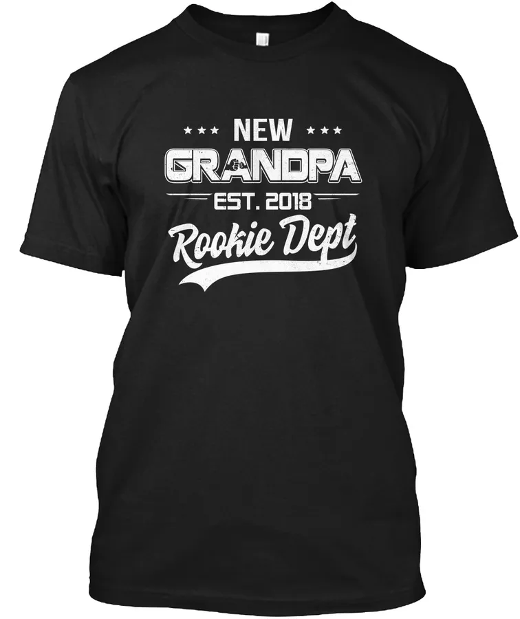 Fathers Day Grandpa 2018 Rookie Shirt t-shirt