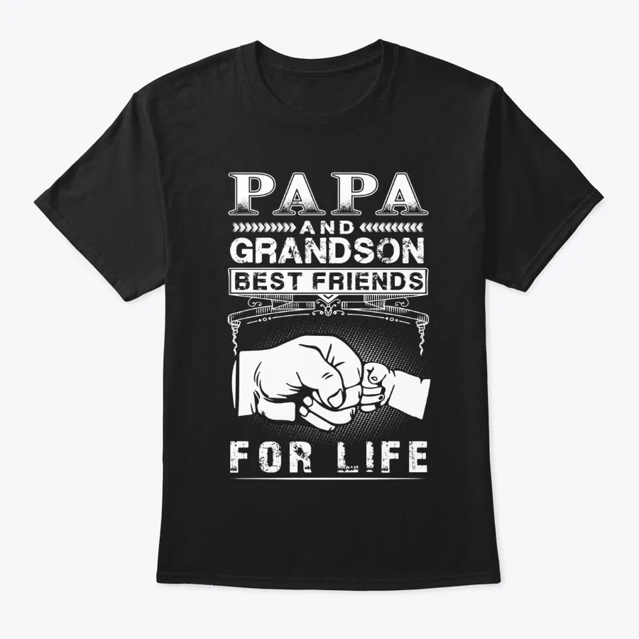 Papa And Grandson Best Friends For Life t-shirt