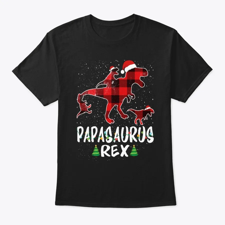 Papa T Rex Christmas t-shirt