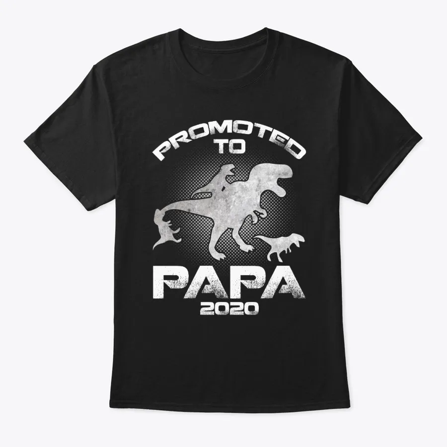 Promoted To Papa 2020 Dinosaur t-shirt